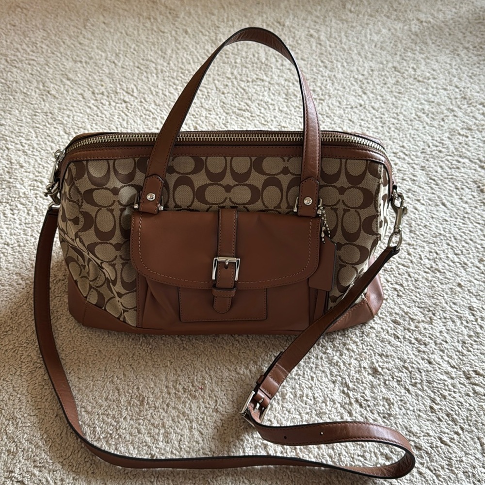 Coach brown bag